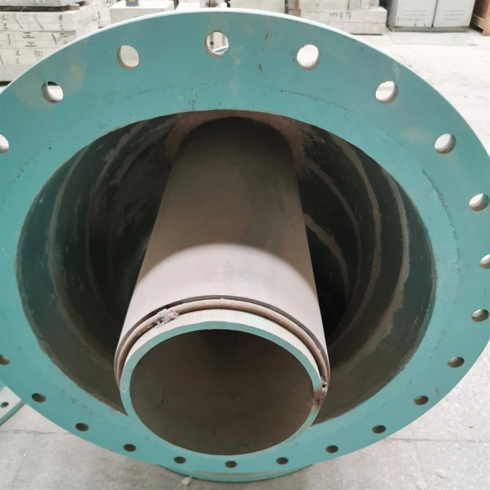 Recrystallized silicon carbide curved pipe5